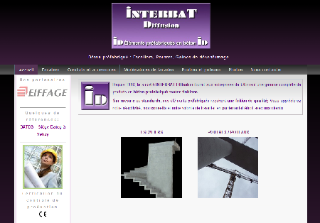 Site vitrine Interbat-Diffusion